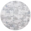Safavieh Bayside BAY124 Blue / Grey 6'-7" X 6'-7" Round Area Rug