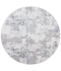 Safavieh Bayside BAY124 Blue / Grey 6'-7" X 6'-7" Round Area Rug