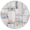 Safavieh Bayside BAY126 Ivory / Blue Rust 6'-7" X 6'-7" Round Area Rug