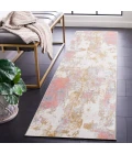 Safavieh Bayside BAY128 Ivory / Grey Pink 2'-2" X 6' Runner Area Rug