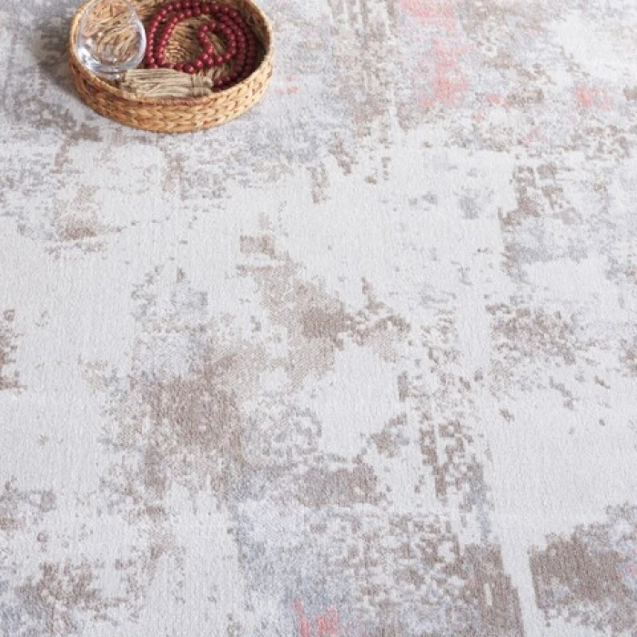 Safavieh Bayside BAY128 Ivory / Grey Pink 6'-7" X 6'-7" Round Area Rug