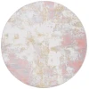 Safavieh Bayside BAY128 Ivory / Grey Pink 6'-7" X 6'-7" Round Area Rug