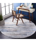 Safavieh Bayside BAY130 Blue / Gold 6'-7" X 6'-7" Round Area Rug
