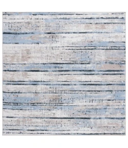 Safavieh Bayside BAY130 Blue / Gold 6'-7" X 6'-7" Square Area Rug