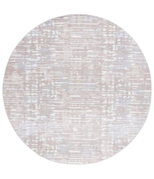 Safavieh Bayside BAY132 Beige / Ivory 6'-7" X 6'-7" Round Area Rug