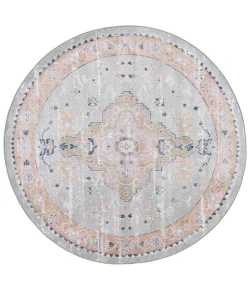 Safavieh Bayside BAY134 Sage / Gold 6'-7" X 6'-7" Round Area Rug