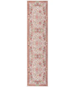 Safavieh Besarabian BES220 Ivory / Sage Rust 2' X 8' Runner Area Rug