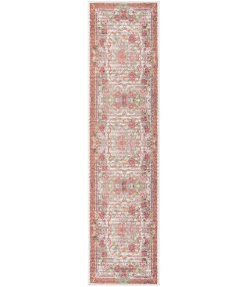 Safavieh Besarabian BES220 Ivory / Sage Rust 2' X 8' Runner Area Rug