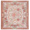 Safavieh Besarabian BES220 Ivory / Sage Rust 6'-7" X 6'-7" Square Area Rug