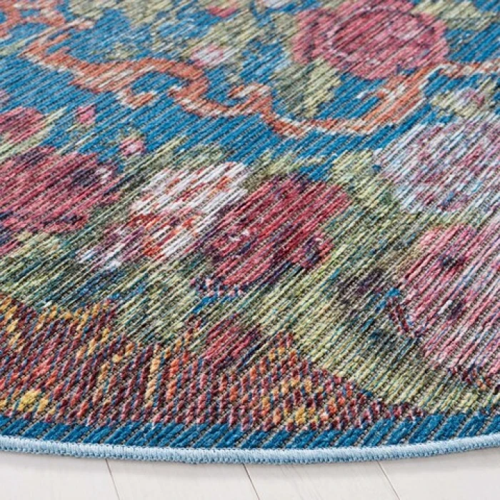 Safavieh Besarabian BES220 Blue / Sage Rust 9' X 12' Rectangle Area Rug