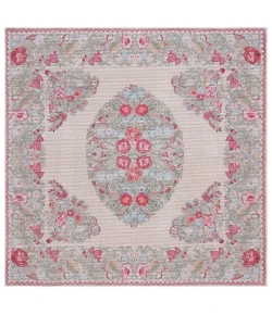 Safavieh Besarabian BES222 Beige / Sage 6'-7" X 6'-7" Square Area Rug