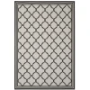 Safavieh Beach House BHS121 Light Grey / Charcoal 2'-2" X 4' Accent Area Rug
