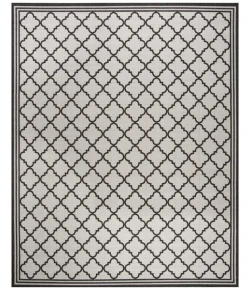 Safavieh Beach House BHS121 Light Grey / Charcoal 9' X 12' Rectangle Area Rug