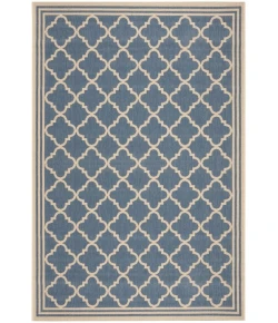 Safavieh Beach House BHS121 Blue / Creme 5'-3" X 7'-6" Rectangle Area Rug