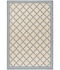 Safavieh Beach House BHS121 Cream / Blue 5'-3" X 7'-6" Rectangle Area Rug