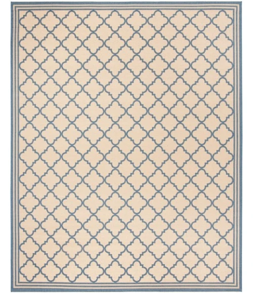 Safavieh Beach House BHS121 Cream / Blue 8' X 10' Rectangle Area Rug