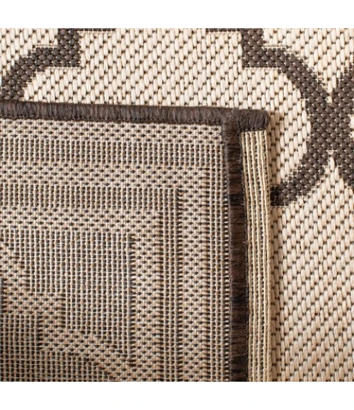 Safavieh Beach House BHS121 Creme / Brown 2'-2" X 12' Runner Area Rug