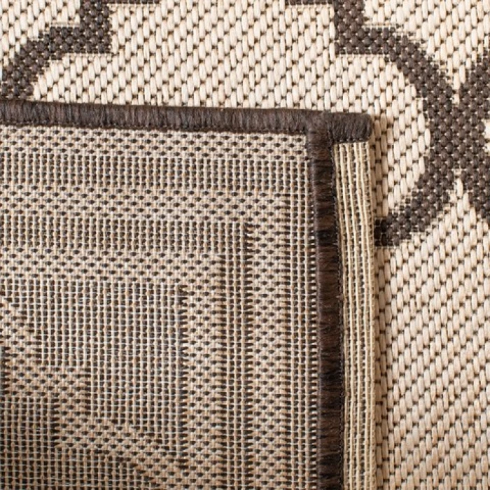 Safavieh Beach House BHS121 Creme / Brown 2'-2" X 10' Runner Area Rug