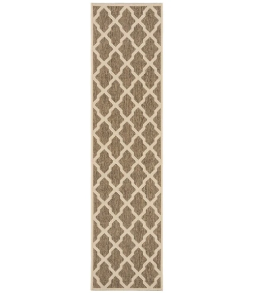 Safavieh Beach House BHS122 Beige / Cream 2'-2" X 8' Runner Area Rug