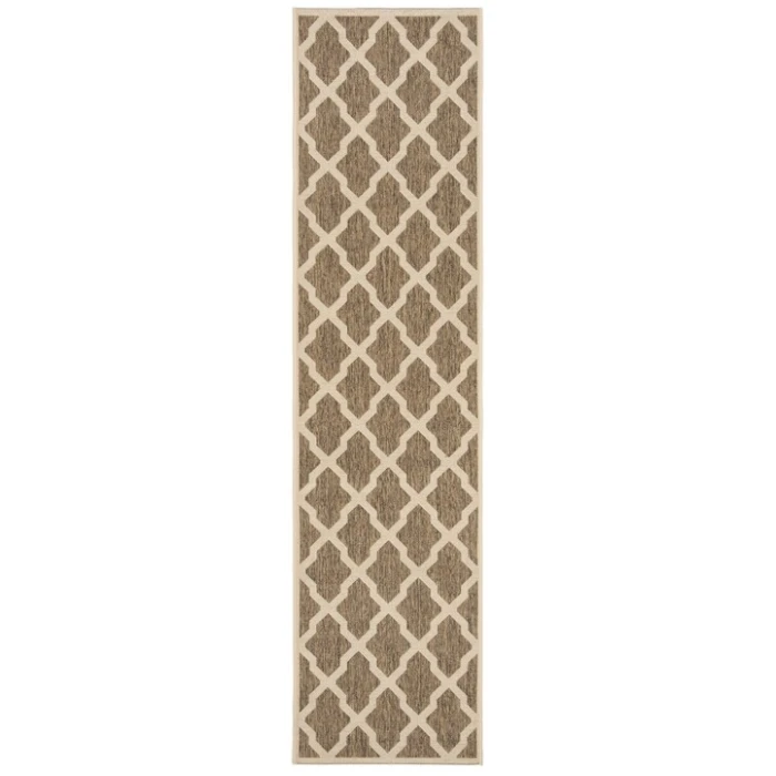 Safavieh Beach House BHS122 Beige / Cream 2'-2" X 8' Runner Area Rug