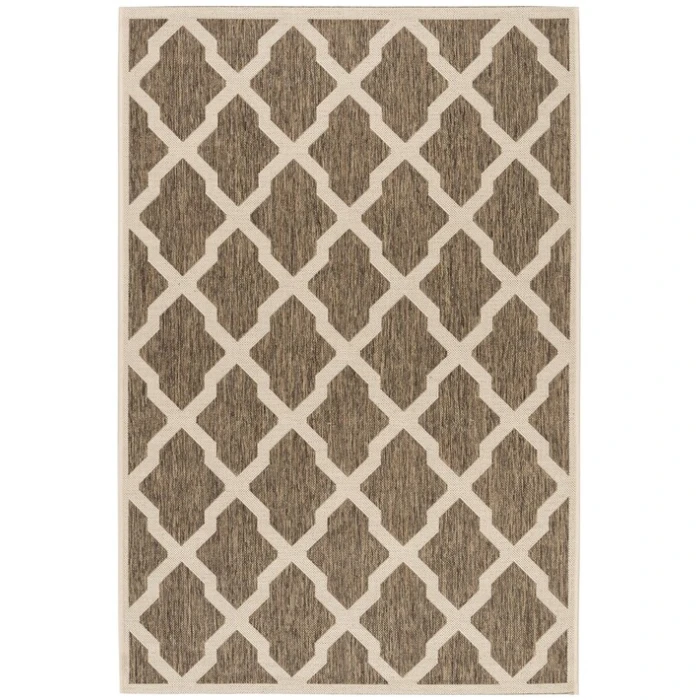Safavieh Beach House BHS122 Beige / Cream 5'-3" X 7'-6" Rectangle Area Rug