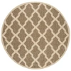 Safavieh Beach House BHS122 Beige / Cream 6'-7" X 6'-7" Round Area Rug