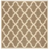 Safavieh Beach House BHS122 Beige / Cream 6'-7" X 6'-7" Square Area Rug
