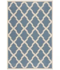 Safavieh Beach House BHS122 Blue / Creme 3' X 5' Rectangle Area Rug