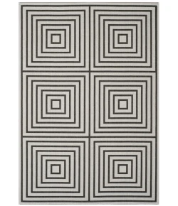Safavieh Beach House BHS123 Light Grey / Charcoal 2'-2" X 10' Runner Area Rug