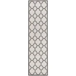 Safavieh Beach House BHS125 Light Grey / Charcoal 2'-2" X 10' Runner Area Rug