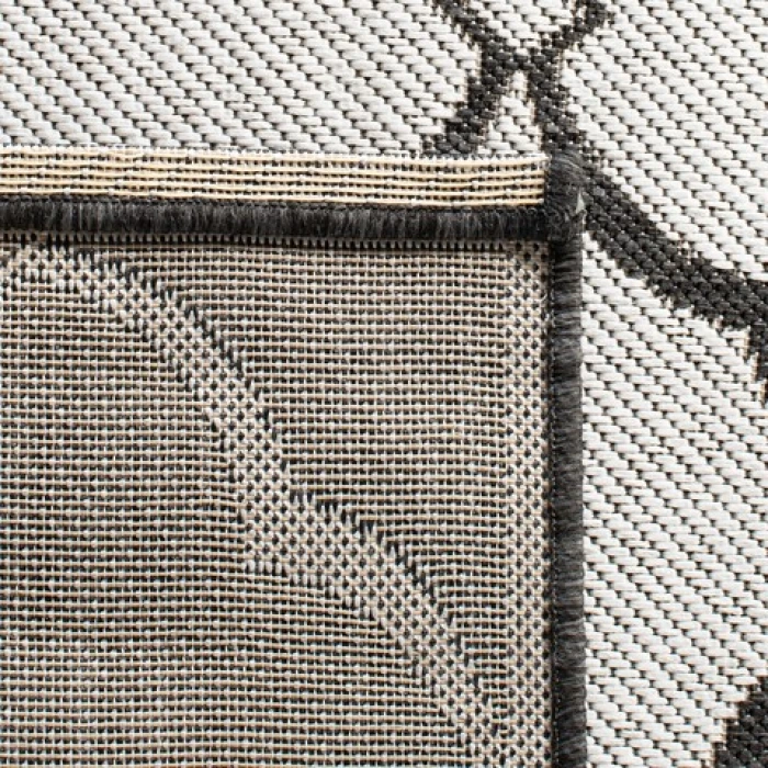 Safavieh Beach House BHS125 Light Grey / Charcoal 2'-2" X 10' Runner Area Rug