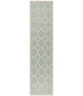 Safavieh Beach House BHS125 Aqua / Cream 2'-2" X 12' Runner Area Rug
