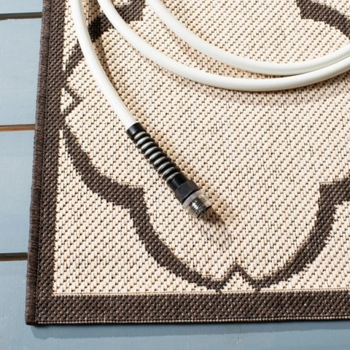 Safavieh Beach House BHS125 Creme / Brown 2'-2" X 8' Runner Area Rug