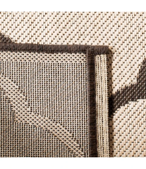 Safavieh Beach House BHS125 Creme / Brown 8' X 10' Rectangle Area Rug