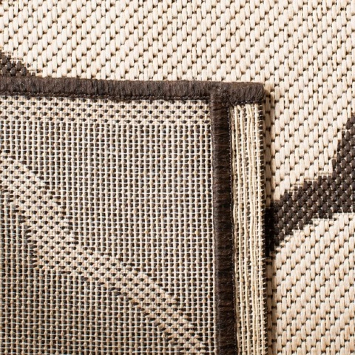Safavieh Beach House BHS125 Creme / Brown 2'-2" X 8' Runner Area Rug