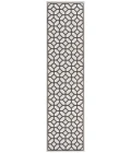 Safavieh Beach House BHS127 Light Grey / Charcoal 2'-2" X 8' Runner Area Rug