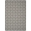 Safavieh Beach House BHS127 Light Grey / Charcoal 5'-3" X 7'-6" Rectangle Area Rug