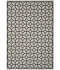 Safavieh Beach House BHS127 Light Grey / Charcoal 5'-3" X 7'-6" Rectangle Area Rug