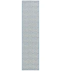 Safavieh Beach House BHS129 Cream / Blue 2'-2" X 6' Runner Area Rug