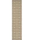 Safavieh Beach House BHS132 Cream / Beige 2'-2" X 8' Runner Area Rug