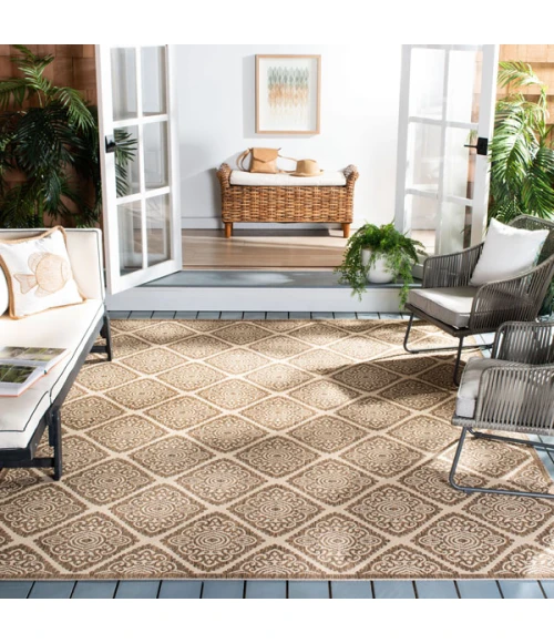 Safavieh Beach House BHS132 Cream / Beige 8' X 10' Rectangle Area Rug