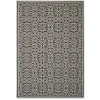 Safavieh Beach House BHS134 Light Grey / Charcoal 4' X 6' Rectangle Area Rug