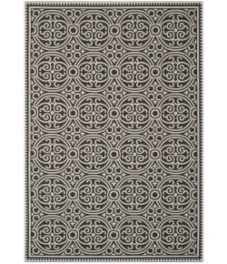 Safavieh Beach House BHS134 Light Grey / Charcoal 4' X 6' Rectangle Area Rug