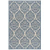 Safavieh Beach House BHS135 Cream / Blue 9' X 12' Rectangle Area Rug