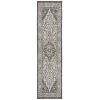 Safavieh Beach House BHS137 Light Grey / Charcoal 2'-2" X 12' Runner Area Rug