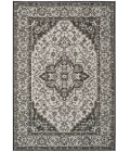 Safavieh Beach House BHS137 Light Grey / Charcoal 3' X 5' Rectangle Area Rug