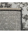 Safavieh Beach House BHS137 Light Grey / Charcoal 3' X 5' Rectangle Area Rug