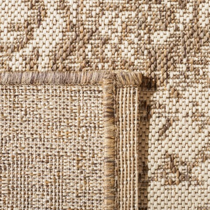 Safavieh Beach House BHS137 Cream / Beige 6'-7" X 9'-2" Rectangle Area Rug