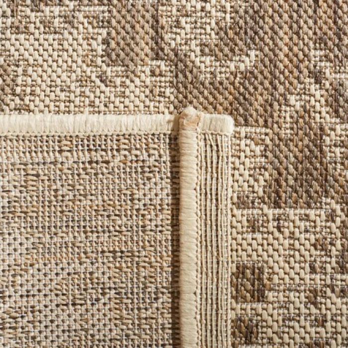 Safavieh Beach House BHS137 Beige / Cream 6'-7" X 9'-2" Rectangle Area Rug