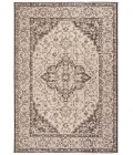 Safavieh Beach House BHS137 Creme / Brown 6'-7" X 6'-7" Square Area Rug